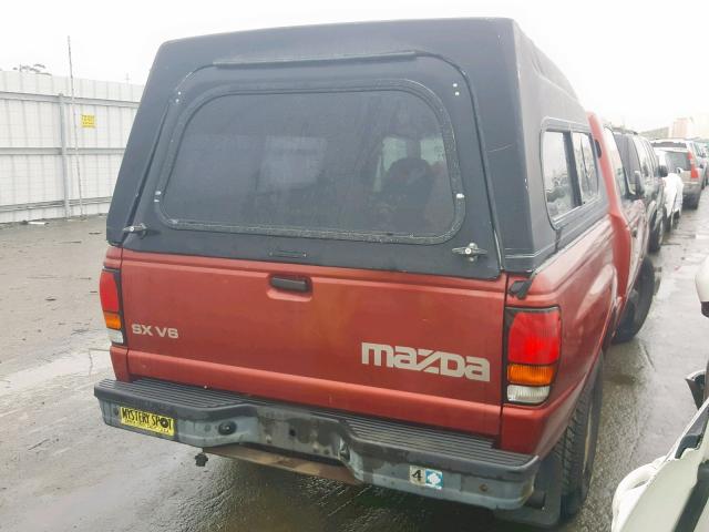 4F4YR12V4YTM14827 - 2000 MAZDA B3000 BURGUNDY photo 4