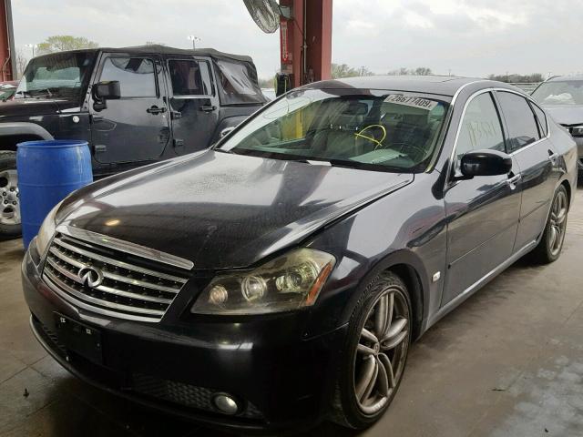 JNKBY01E77M403471 - 2007 INFINITI M45 BASE BLACK photo 2