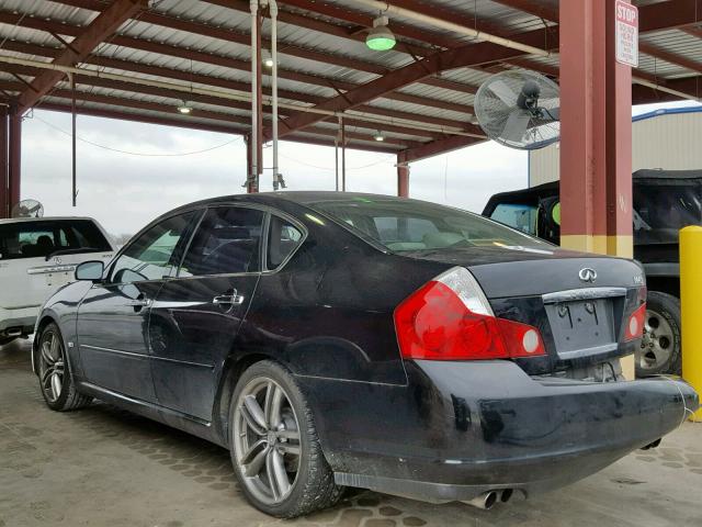 JNKBY01E77M403471 - 2007 INFINITI M45 BASE BLACK photo 3