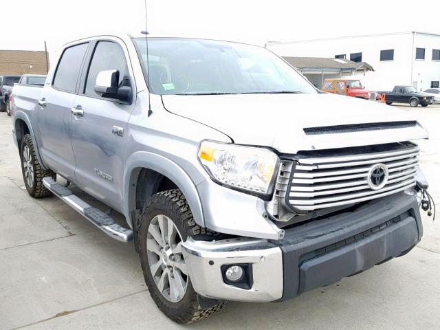 5TFHW5F14HX651603 - 2017 TOYOTA TUNDRA CRE SILVER photo 1