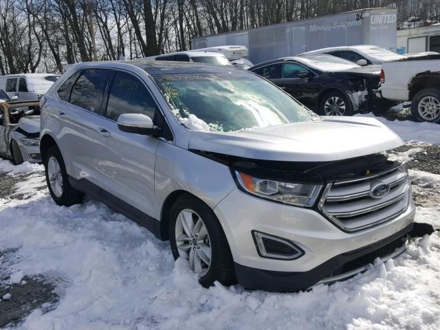 2FMPK4J93GBC08844 - 2016 FORD EDGE SEL GRAY photo 1