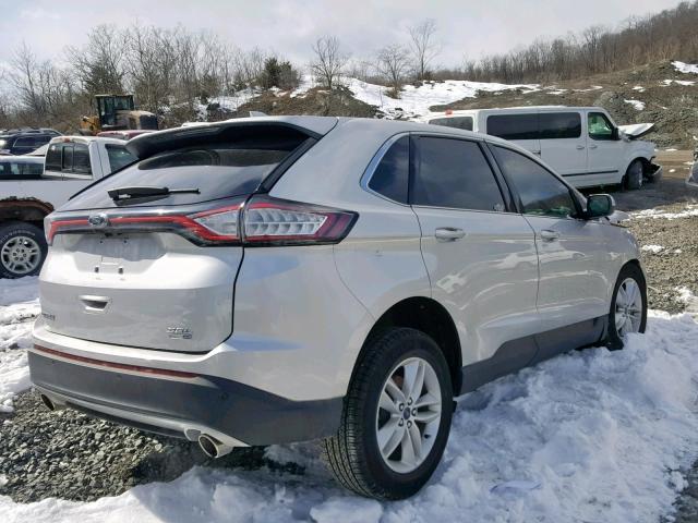 2FMPK4J93GBC08844 - 2016 FORD EDGE SEL GRAY photo 4