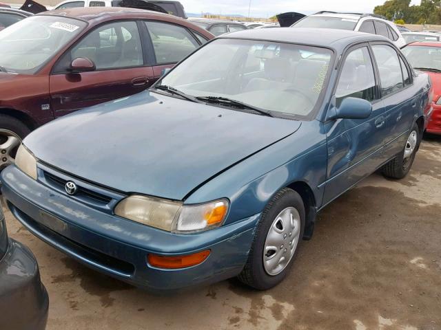 1NXBB02E7TZ496287 - 1996 TOYOTA COROLLA DX BLUE photo 2