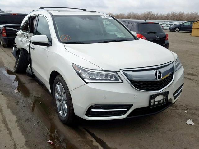 5FRYD4H93GB049012 - 2016 ACURA MDX ADVANC WHITE photo 1