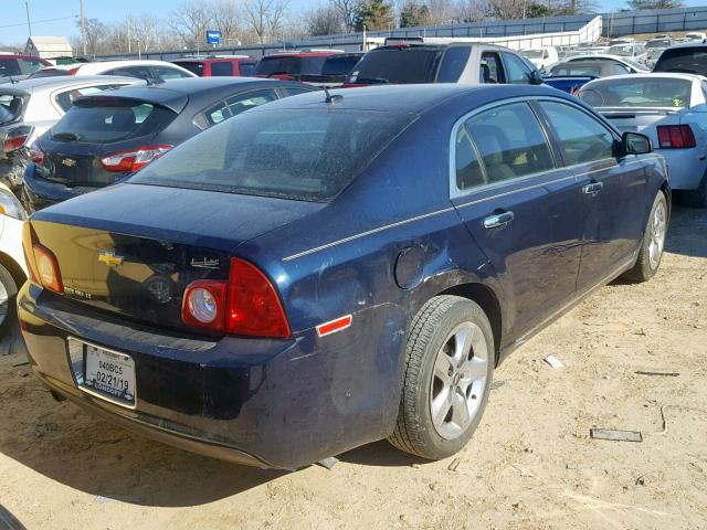 1G1ZC5EB2AF109525 - 2010 CHEVROLET MALIBU 1LT BLUE photo 4