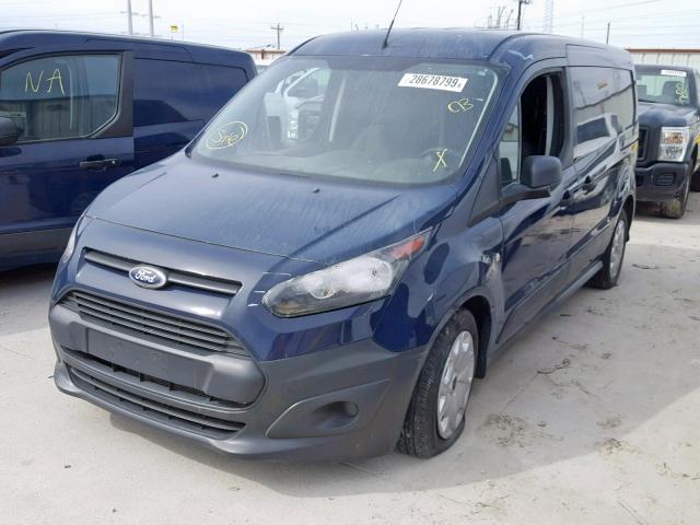 NM0LS7E76F1175780 - 2015 FORD TRANSIT CO BLUE photo 2