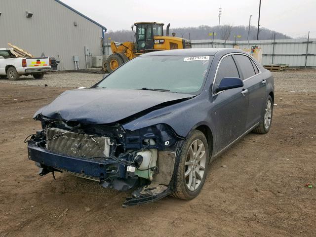 1G1ZE5E14BF377642 - 2011 CHEVROLET MALIBU LTZ 蓝色 照片 2