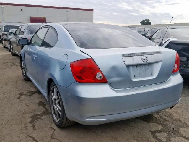 JTKDE177850059373 - 2005 TOYOTA SCION TC ლურჯი ფოტო 3