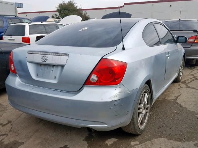 JTKDE177850059373 - 2005 TOYOTA SCION TC ლურჯი ფოტო 4