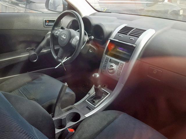 JTKDE177850059373 - 2005 TOYOTA SCION TC ლურჯი ფოტო 5