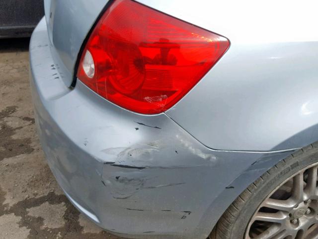 JTKDE177850059373 - 2005 TOYOTA SCION TC ლურჯი ფოტო 9