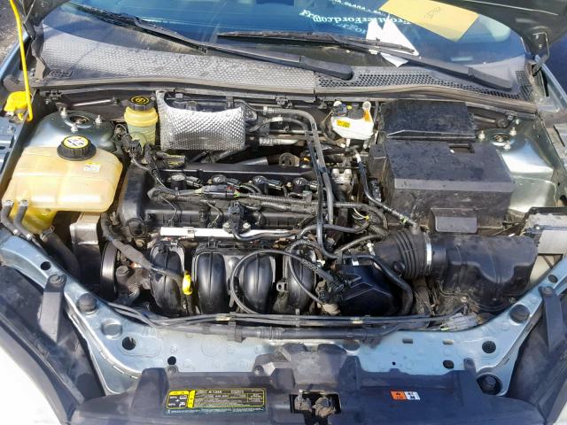 3FAHP31N35R136002 - 2005 FORD FOCUS ZX3 GRAY photo 7