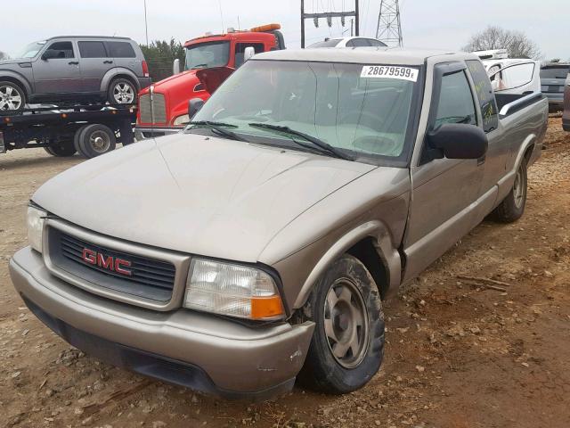 1GTCS19W8Y8131243 - 2000 GMC SONOMA TAN photo 2