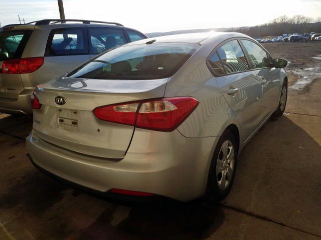 KNAFK4A68F5304734 - 2015 KIA FORTE LX  photo 4