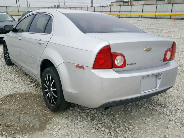 1G1ZG57B094240025 - 2009 CHEVROLET MALIBU LS SILVER photo 3