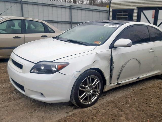 JTKDE167270209708 - 2007 TOYOTA SCION TC თეთრი ფოტო 9