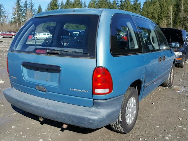 2B4FP25B9TR852298 - 1996 DODGE CARAVAN BLUE photo 4