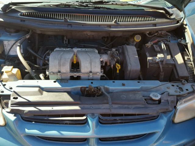 2B4FP25B9TR852298 - 1996 DODGE CARAVAN BLUE photo 7