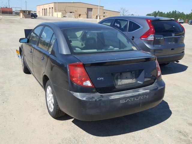 1G8AJ52F33Z119624 - 2003 SATURN ION LEVEL BLACK photo 3