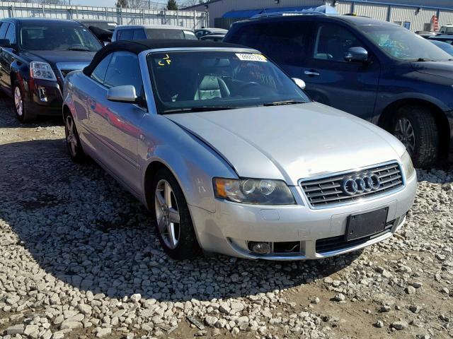 WAUAC48HX5K012047 - 2005 AUDI A4 1.8 CAB SILVER photo 1