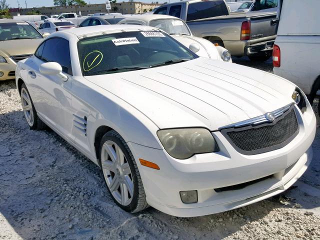 1C3AN69L64X009213 - 2004 CHRYSLER CROSSFIRE WHITE photo 1