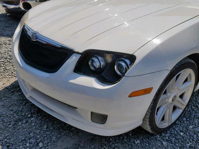 1C3AN69L64X009213 - 2004 CHRYSLER CROSSFIRE WHITE photo 9