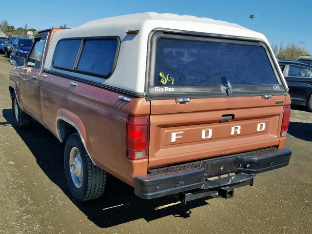 1FTBR10A7EUB32928 - 1984 FORD RANGER GOLD photo 3