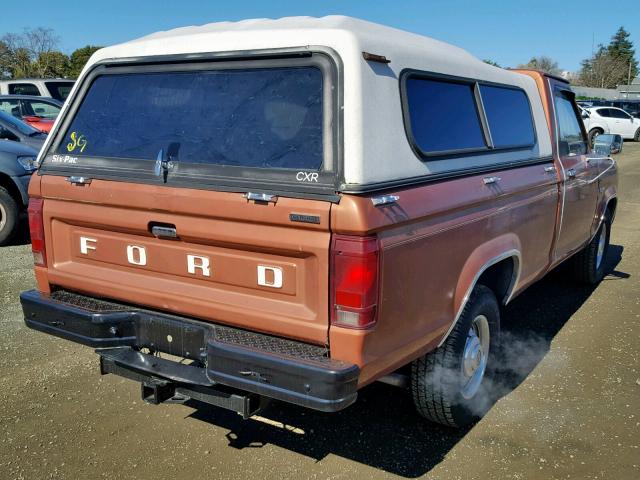 1FTBR10A7EUB32928 - 1984 FORD RANGER GOLD photo 4