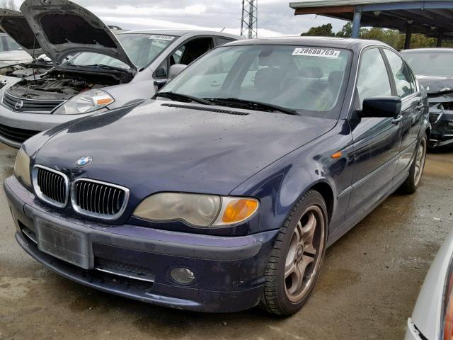 WBAEV534X3KM32796 - 2003 BMW 330 I BLUE photo 2