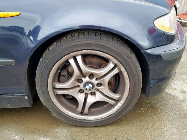 WBAEV534X3KM32796 - 2003 BMW 330 I BLUE photo 9