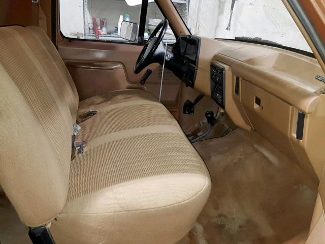 1FMEU15NXKLA75662 - 1989 FORD BRONCO U10 TAN photo 5