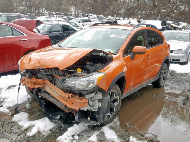 JF2GPACC2F8326836 - 2015 SUBARU XV CROSSTR ORANGE photo 2