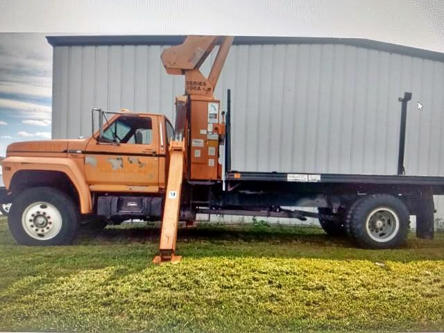 1FDPK87U2FVA60305 - 1985 FORD F8000 YELLOW photo 9