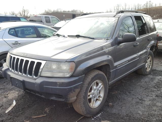 1J4GW48S43C553564 - 2003 JEEP GRAND CHER GRAY photo 2