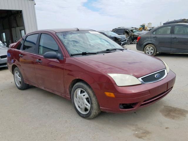 1FAFP34N76W222866 - 2006 FORD FOCUS ZX4 RED photo 1