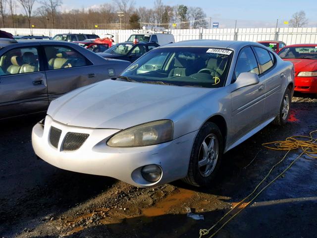 2G2WP522641296044 - 2004 PONTIAC GRAND PRIX SILVER photo 2