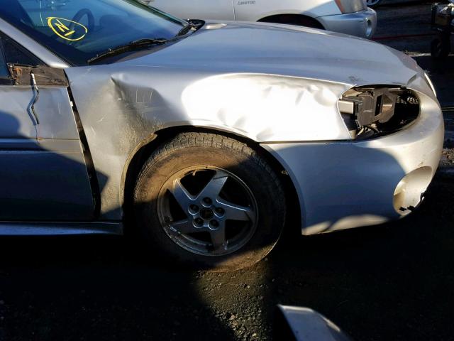 2G2WP522641296044 - 2004 PONTIAC GRAND PRIX SILVER photo 9
