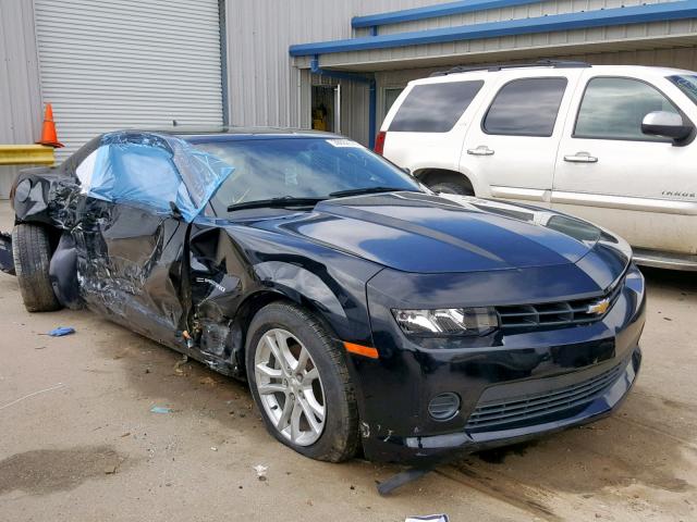 2G1FA1E30E9223368 - 2014 CHEVROLET CAMARO LS BLACK photo 1