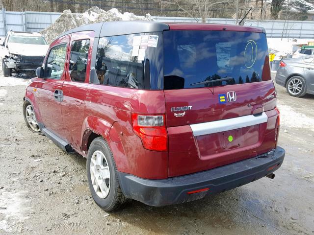 5J6YH2H36AL006790 - 2010 HONDA ELEMENT LX RED photo 3