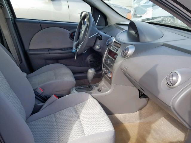 1G8AJ55F07Z177885 - 2007 SATURN ION LEVEL SILVER photo 5