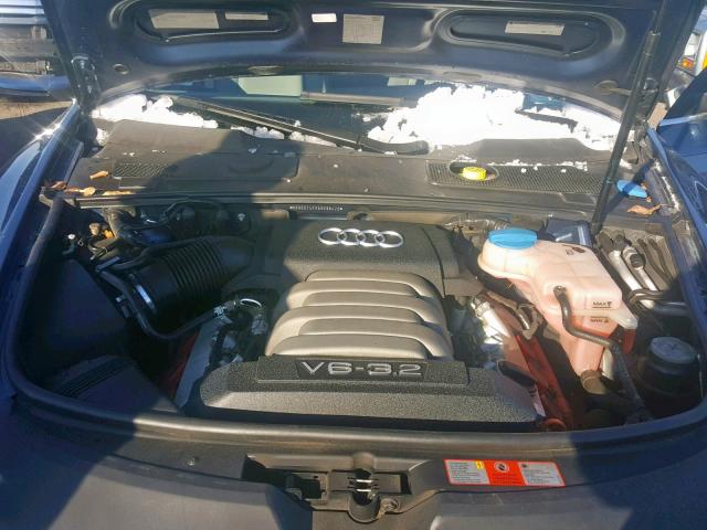 WAUDG74FX5N098420 - 2005 AUDI A6 3.2 QUA BLUE photo 7