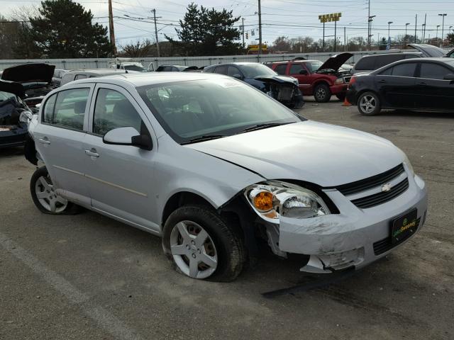 1G1AL55F877176312 - 2007 CHEVROLET COBALT LT SILVER photo 1