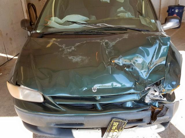 2B4FP2535XR362861 - 1999 DODGE CARAVAN GREEN photo 7