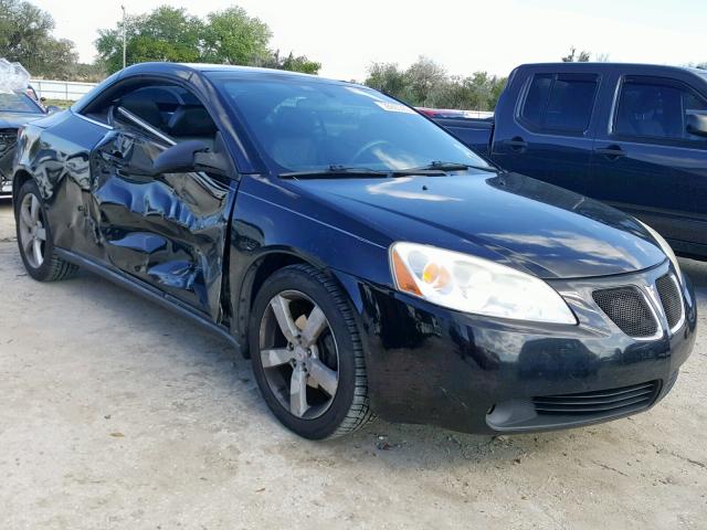 1G2ZH35N274259988 - 2007 PONTIAC G6 GT BLACK photo 1