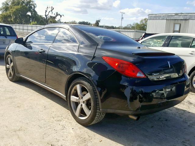 1G2ZH35N274259988 - 2007 PONTIAC G6 GT BLACK photo 3