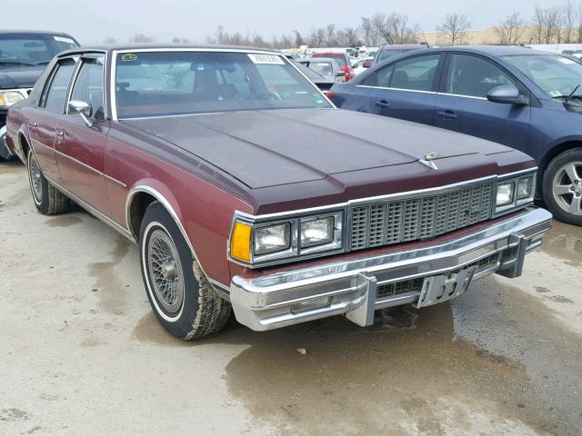 1N69G9S202364 - 1979 CHEVROLET CAPRICE MAROON photo 1