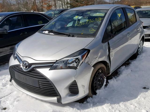 VNKKTUD31HA081499 - 2017 TOYOTA YARIS L SILVER photo 2