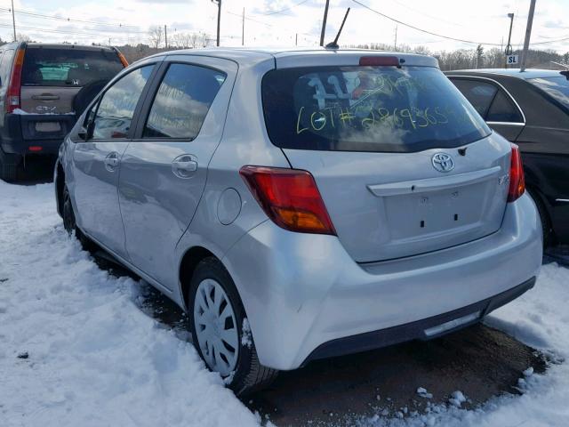 VNKKTUD31HA081499 - 2017 TOYOTA YARIS L SILVER photo 3