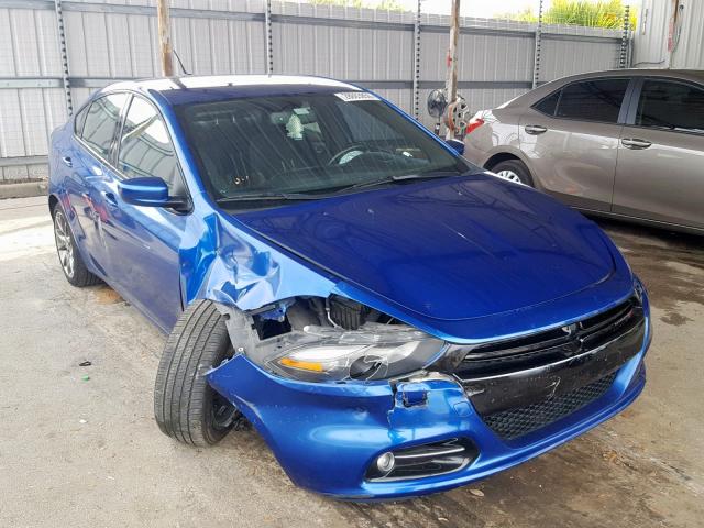 1C3CDFBB7ED723643 - 2014 DODGE DART SXT BLUE photo 1