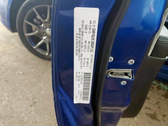 1C3CDFBB7ED723643 - 2014 DODGE DART SXT BLUE photo 10